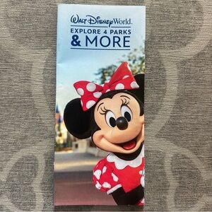 Walt Disney World “Explore 4 parks & more”  Brochure